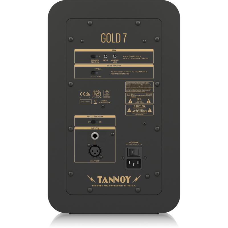 купить Студийный монитор TANNOY GOLD 7  6,5'+ 1', 300Вт