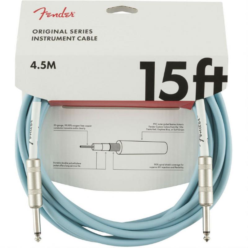 купить в Орле Инструментальный кабель FENDER 15' OR INST CABLE 4,6м цвета (DBL,FRD и SFG)