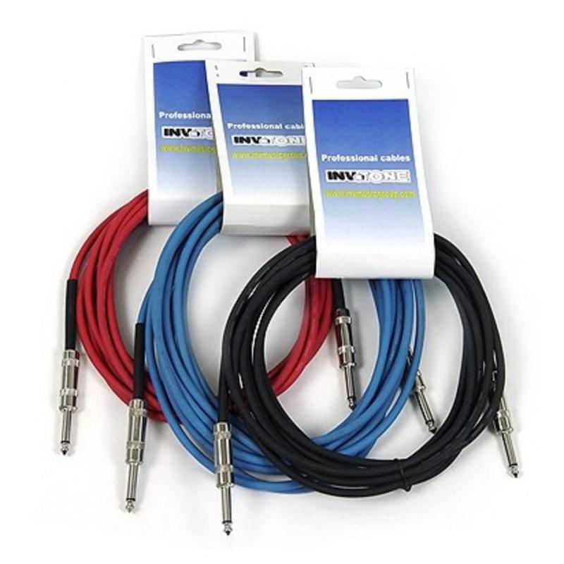 Инструментальный кабель INVOTONE ACI1001 длина 1 м (R, BK и B)
