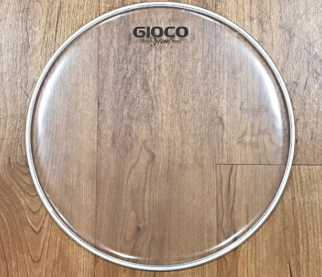 Пластик для барабана, однослойный, прозрачный Gioco UTT12G1 12