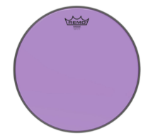 Пластик для барабана прозрачный, двойной, пурпурный Remo BE-0313-CT-PU 13