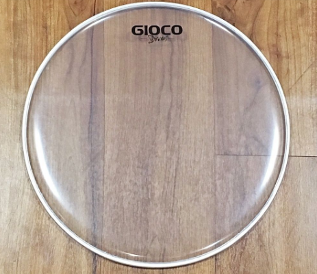 Пластик для барабана, двойной, прозрачный Gioco UTT14G2 14