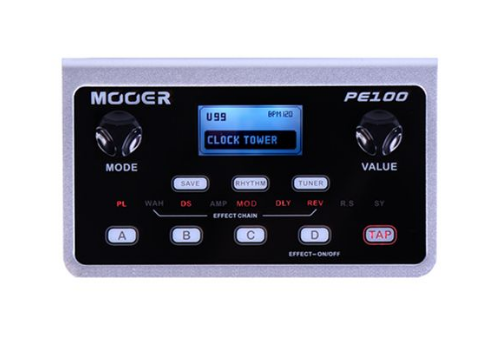 Карманный гитарный процессор эффектов Mooer PE100